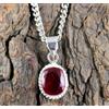 Rosso Painite 10.10 Cuscino CT Naturale Gemma Certificato Raro Pendente Design