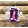 Anello Uomo Smeraldo in Argento 925 con Kunzite Naturale 13,20 Ct