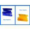 Lotto Di Pietre Preziose Grezze Blu E Giallo Zaffiro 480 Ct/8 Pz AD617