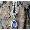 Pendente Da Uomo Nuovo Design In Zaffiro Blu Ceylon Naturale Oval Di 2,55 Carati