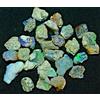 Gemsmyriad 26 Pezzi Naturale Etiope Fuoco Opale 30.05 KT Gioco Da Colore Collezione Grezzo