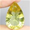 Gemsporium Gemma Naturale Lemon Quartz A Taglio Apera Concava 25.66ct 25x17mm