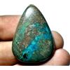 Gemsmyriad Non Trattato 34.75 CT Naturale Singola MTB Turchese Agrati Certificato Loose