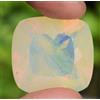 Gemscopious 57.50Ct Naturale Giallo Blu Splendere Fuoco Opale Certificato Cuscino Molto Raro