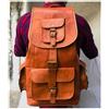 Fatto a mano Zaino In Pelle Da Uomo 32" Borsa Per Laptop Cartella Valigetta Marrone Vintage