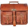 Fatto a mano Borsa Uomo In Pelle Artigianale Laptop Business Tracolla Porta PC Classica
