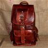 Fatto a mano Handmade Zaino In Pelle Marrone Uomo Laptop 16X8X8 18X9X9 20X9X9 Vintage Grande