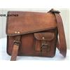 Fatto a mano Borsa A Tracolla Vintage In Pelle Da Donna 15"