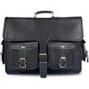 Borsa In Pelle Per Laptop Computer Marrone 18x14x6"