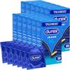 Durex Jeans XL Preservativi Extra Large Uomo Lattice di Gomma Naturale Trasparenti Extra Lubrificati Forma Easy-On Serbatoio Vestibilità Ampia Spessore Medio - 12 Confezioni da 10 Profilattici