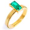 MARLU' Anello con zircone baguette (S) - DORATO