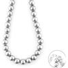 CESARE PACIOTTI 4US COLLANA STEEL SFERE 10MM - ARGENTO/ACCIAIO