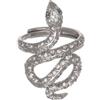 MEDUSA ANELLO SERPENTE IN ARGENTO 925 - ARGENTO/ACCIAIO
