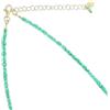 MEDUSA Girocollo in argento 925 placcato oro con zirconi colorati sfaccettati (ø 2 mm). - DORATO