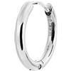 MARLU' Mono Orecchino a cerchio 14mm - ARGENTO/ACCIAIO