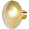 MARLU' Mono Orecchino a lobo bottone 1,2cm - ARGENTO/ACCIAIO