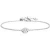 MARLU' Bracciale cane con cristalli - ARGENTO/ACCIAIO