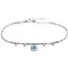 MARLU' Bracciale catena chicco di riso con sole pendente - ARGENTO/ACCIAIO