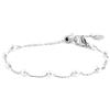 MARLU' Bracciale catena con perle - ARGENTO/ACCIAIO