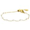 MARLU' Bracciale catena con perle - DORATO