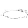 MARLU' Bracciale catena con sfere e perle - ARGENTO/ACCIAIO