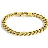 MARLU' Bracciale catena grumetta 8MM - DORATO