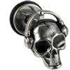 Mono orecchino in acciaio DJ Skull - ARGENTO/ACCIAIO