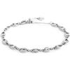 MARLU' Bracciale catena marine - ARGENTO/ACCIAIO