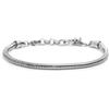 MARLU' Bracciale catena snake tonda - ARGENTO/ACCIAIO
