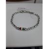MARLU' Bracciale catena tricolore - ARGENTO/ACCIAIO