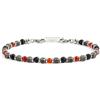 MARLU' Bracciale con pietre - ARGENTO/ACCIAIO