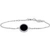 MARLU' Bracciale con acrilico e madreperla - ARGENTO/ACCIAIO