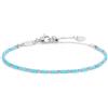 MARLU' Bracciale con perline a tubo turchesi ed ematite - TURCHESE