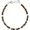MEDUSA BRACCIALE CON PIETRE DURE OCCHIO DI TIGRE - MARRONE