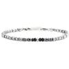 MARLU' Bracciale con SFERE in pietra ed elementi in ematite - ARGENTO/ACCIAIO