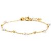MARLU' Bracciale con zirconi e sfere - DORATO