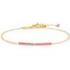 MARLU' Bracciale con zirconi e smalto - DORATO