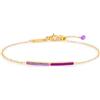 MARLU' Bracciale con zirconi e smalto - DORATO