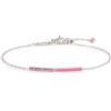 MARLU' Bracciale con zirconi e smalto - ARGENTO/ACCIAIO