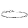 MARLU' Bracciale ematite cromata - ARGENTO/ACCIAIO