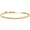 MARLU' Bracciale ematite diagonale - DORATO