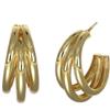 MEDUSA ORECCHINI OTTONE PLACCATO ORO - DORATO