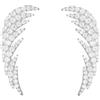 MEDUSA Orecchino "ali" in argento 925 con zirconi bianchi. - ARGENTO/ACCIAIO