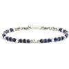 MARLU' Bracciale pietra naturale - ARGENTO/ACCIAIO