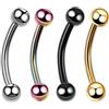 Piercing Banana Eye Brow (SILVER) -