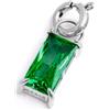 MARLU' Charm con zircone baguette da 0,8*0,4 cm - ARGENTO/ACCIAIO