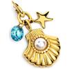 MARLU' Charm conchiglia con perla - DORATO