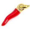MARLU' Charm corno 13mm - ARGENTO/ACCIAIO