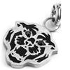 MARLU' Charm tigre 12 mm - ARGENTO/ACCIAIO