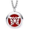 VELVET SCENT COLLANA AROMATHERAPY BUTTERFLY EVOLUTION - ARGENTO/ACCIAIO